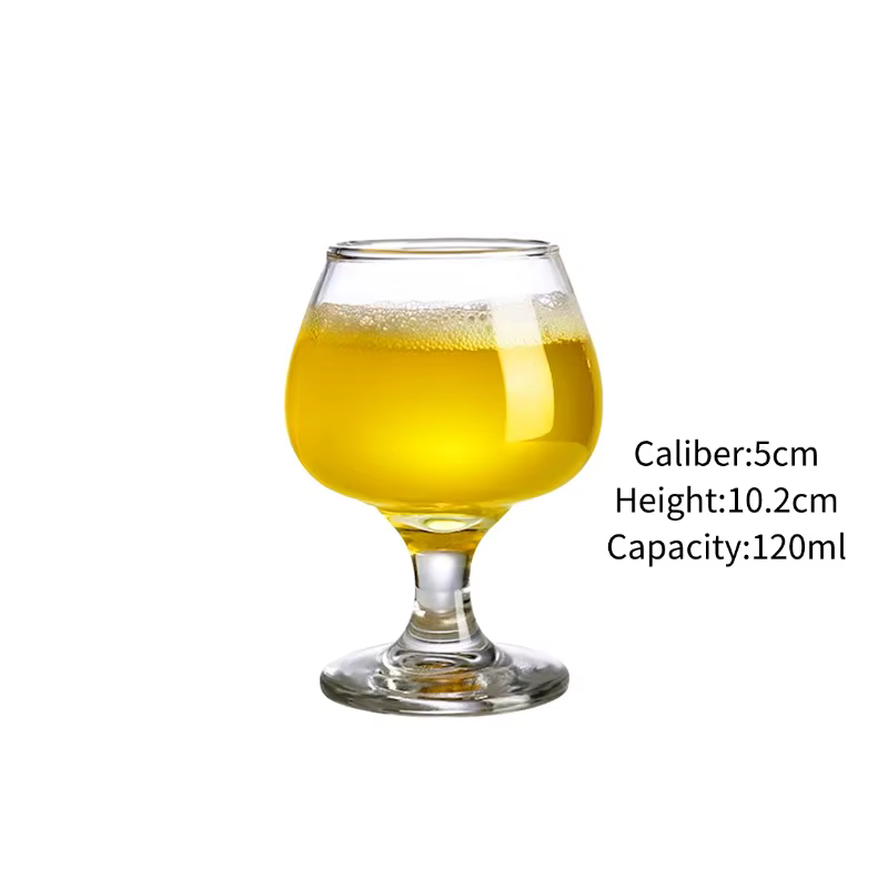 Tasse à bière artisanale transparente, chope à bière classique, cliquets froids de personnalité, acc
