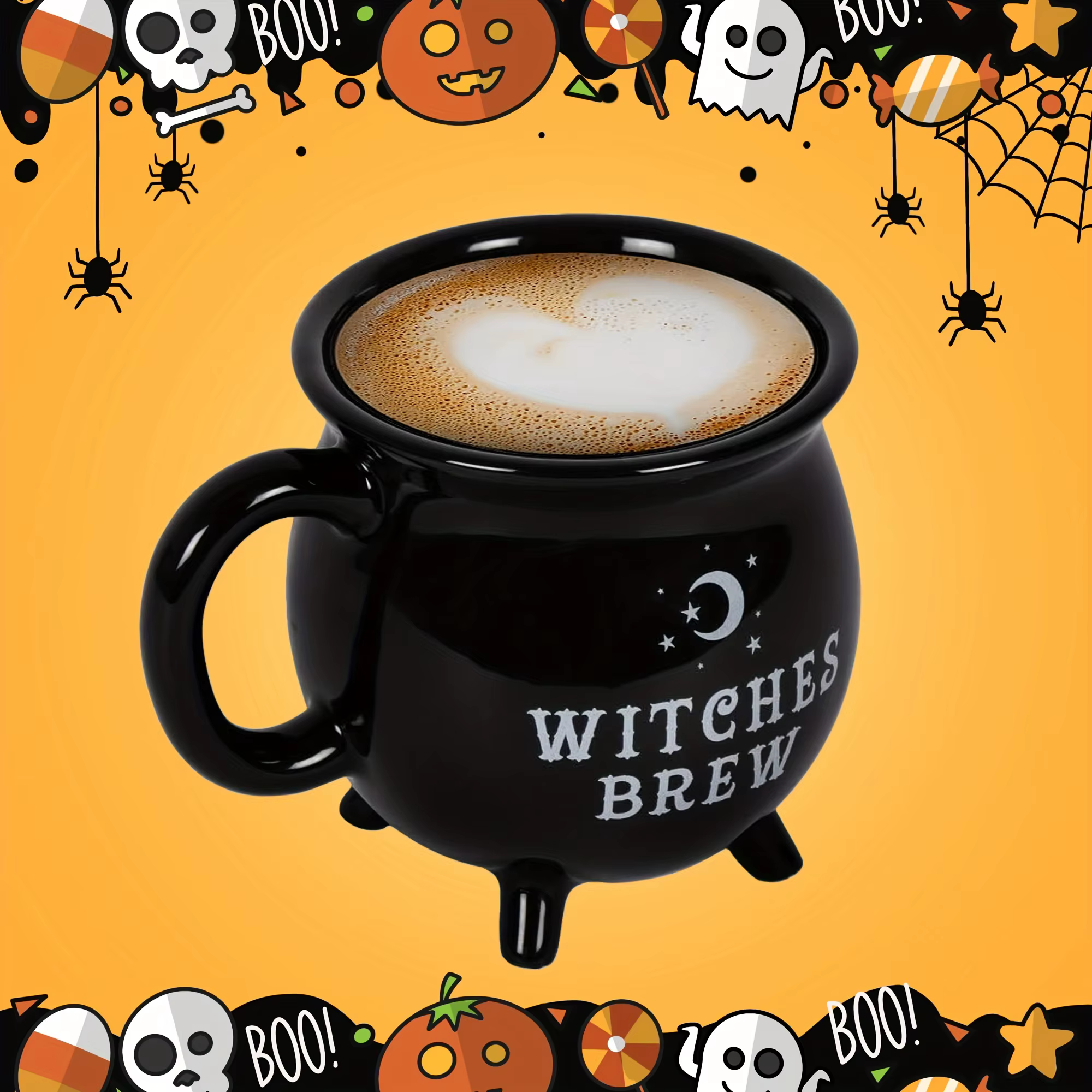 Tasse à café de brassage de sorcière, tasse à café en céramique de 350ml/11.8oz, tasses d'eau, verre