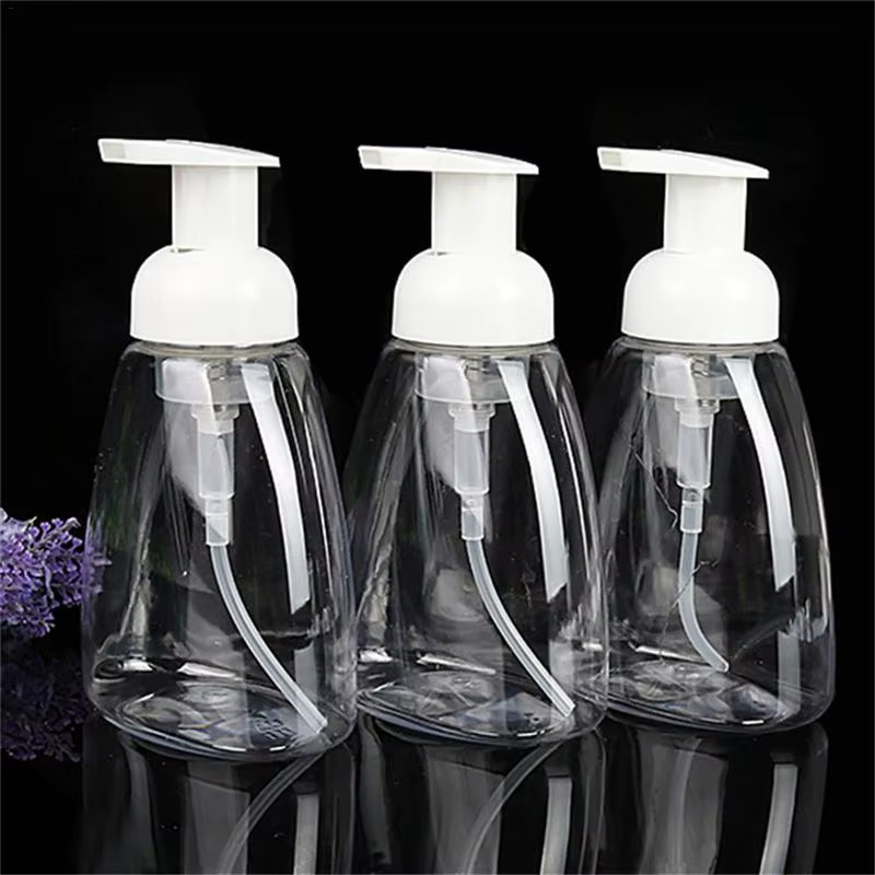 Bouteille en plastique de 300ml, pompe à mousse, bouteille de nettoyage, désinfectant pour les mains