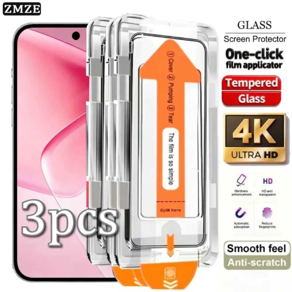 3PCS Verre trempé haute définition pour Redmi Note 13 Pro+ Note 14 Pro+ Note 15 Pro+ Series Anti-ray