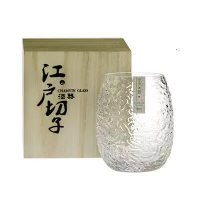 Verre à whisky en forme de cocon, tasse de roche, œuvre d'art manuelle en cristal, verres à boire du