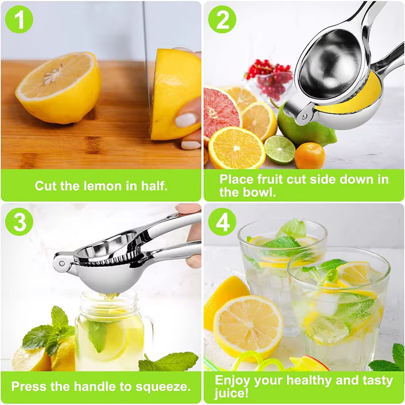 LMETJMA-Presse-citron manuel en alliage de zinc, premium, JT217
