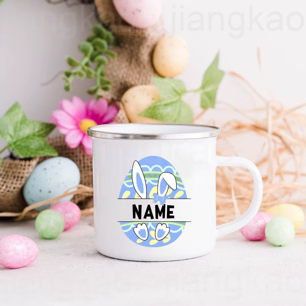 Tasse personnalisée pour enfants, tasses personnalisées avec nom de lapin pour garçons et filles, ta