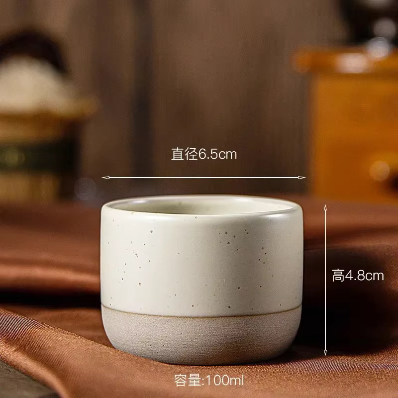 Tasse à café vintage en céramique, tasse à thé, style japonais, verres, grès, expresso, restaurants,
