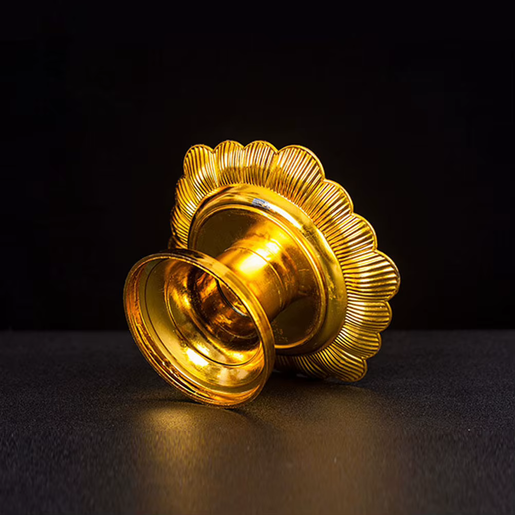 Assiette d'observation bouddhiste, plat d'hommage du Temple en plastique, Design Vintage élégant, dé