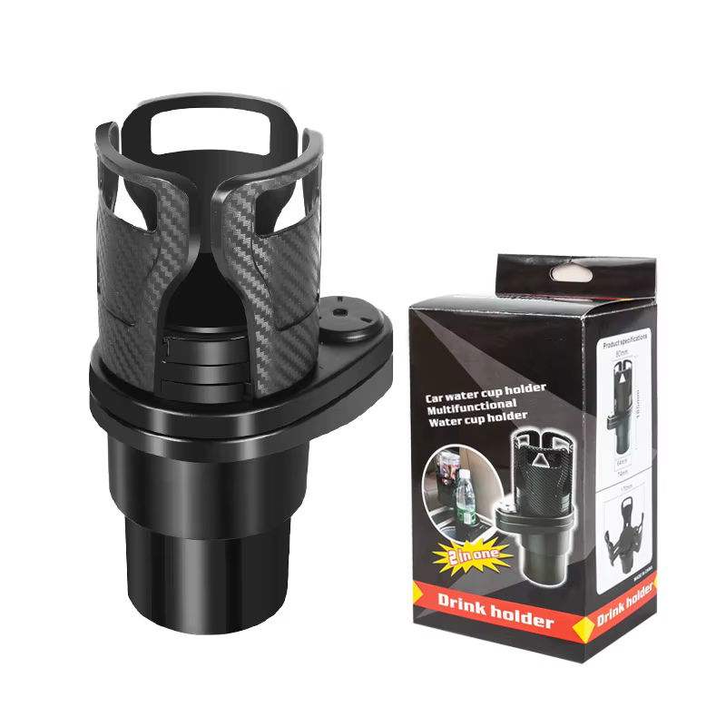 Support de boissons rotatif pour console centrale de voiture, porte-gobelets double couche, support 