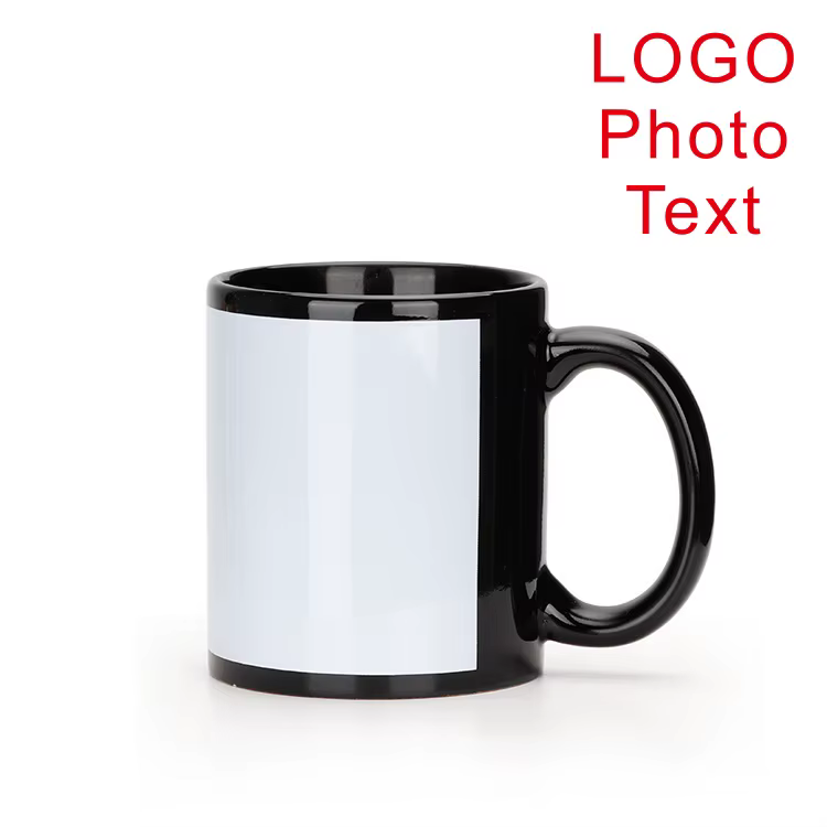 Tasse en céramique personnalisée bricolage, tasse à café personnalisée, image imprimée, photo, logo,