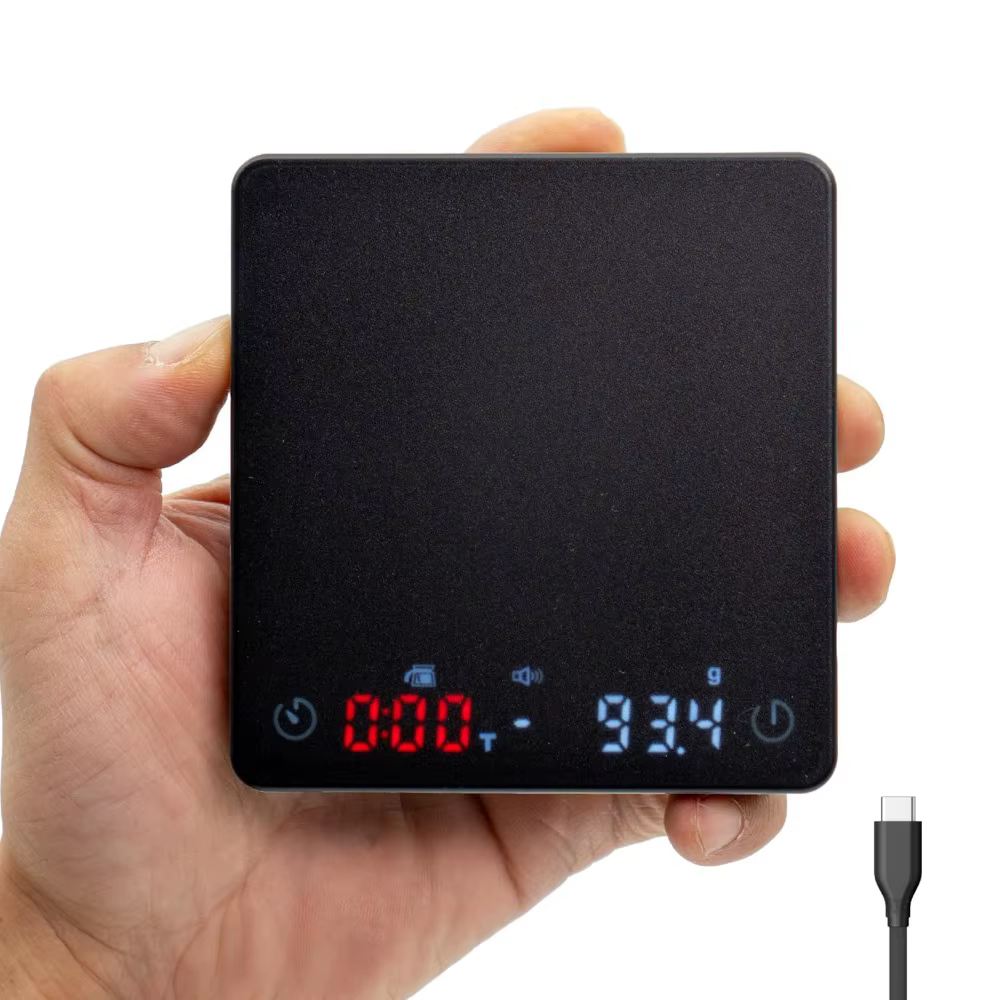 MiniCoffeeScale Fonction de temporisation automatique RechargeableUSB3kg/0.1g Balance de haute préci