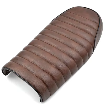 Selle de siège de moto vintage pour Honda, noir, marron, compatible avec Honda CB, CL, CL100, CL125S