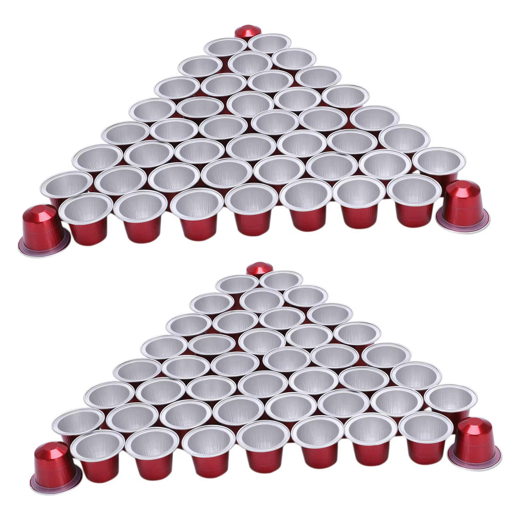 Capsules de café rechargeables jetables, 100 ensembles, pour dosettes Nespresso, pour Machine à café