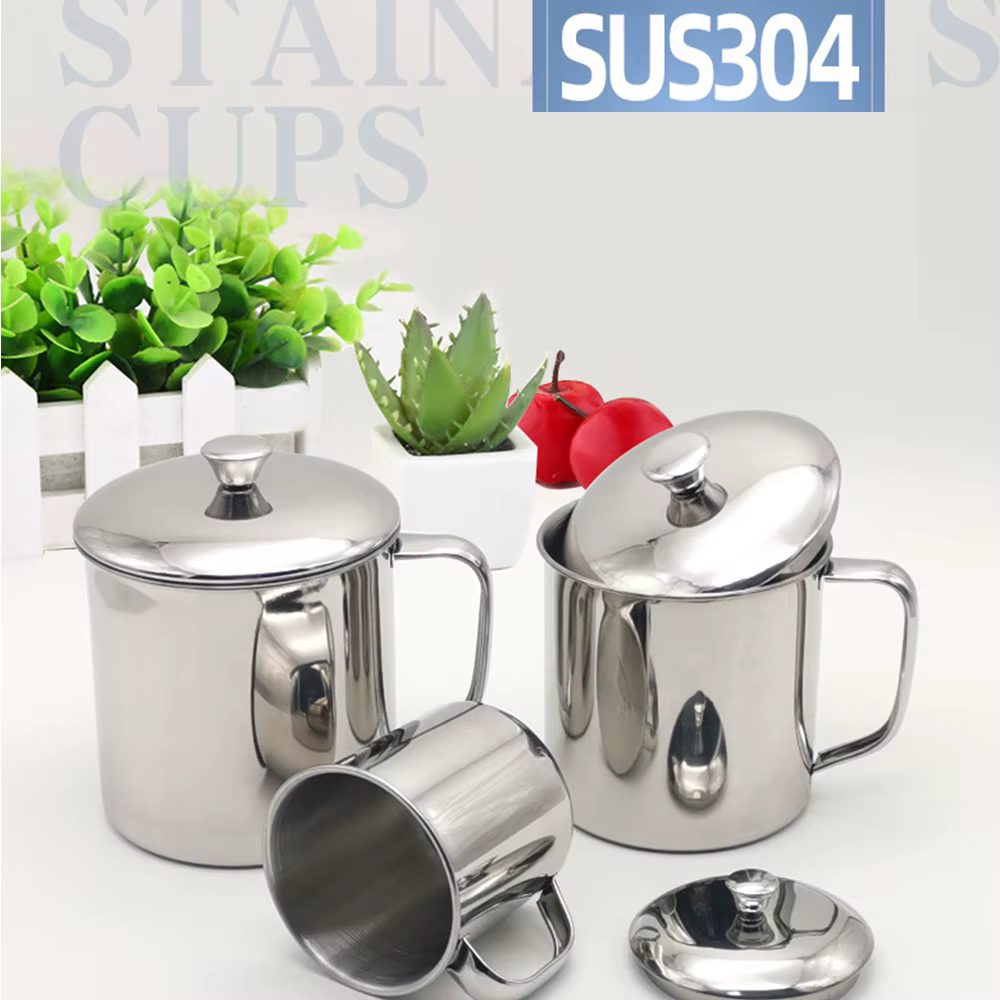 Bricolage texte personnalisé personnalisé 304 acier inoxydable polissage tasses à eau tasse pour enf