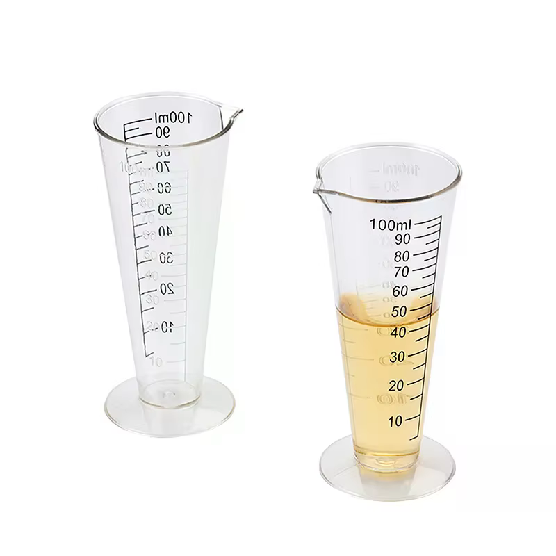 Tasse à mesurer en acrylique de qualité alimentaire de 100 ml avec balance – Sans BPA, parfaite pour