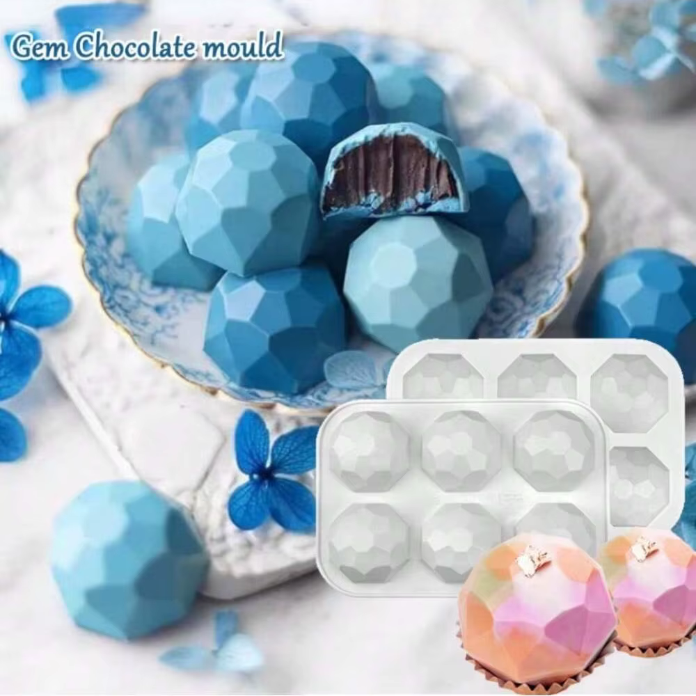 Moule à beignet en Silicone en forme de fleur, gâteau Fondant 3D, outil de cuisson au chocolat, moul