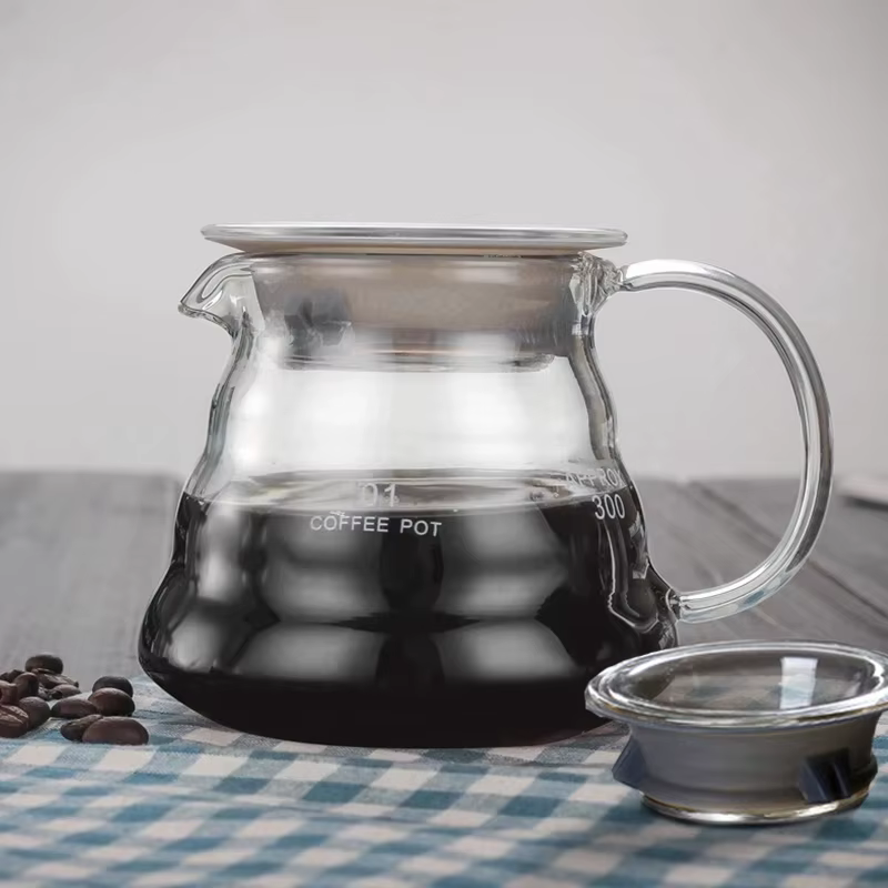 Couvercle de cafetière en verre en forme de nuage, bouilloire à café, couvercle de théière, seulemen
