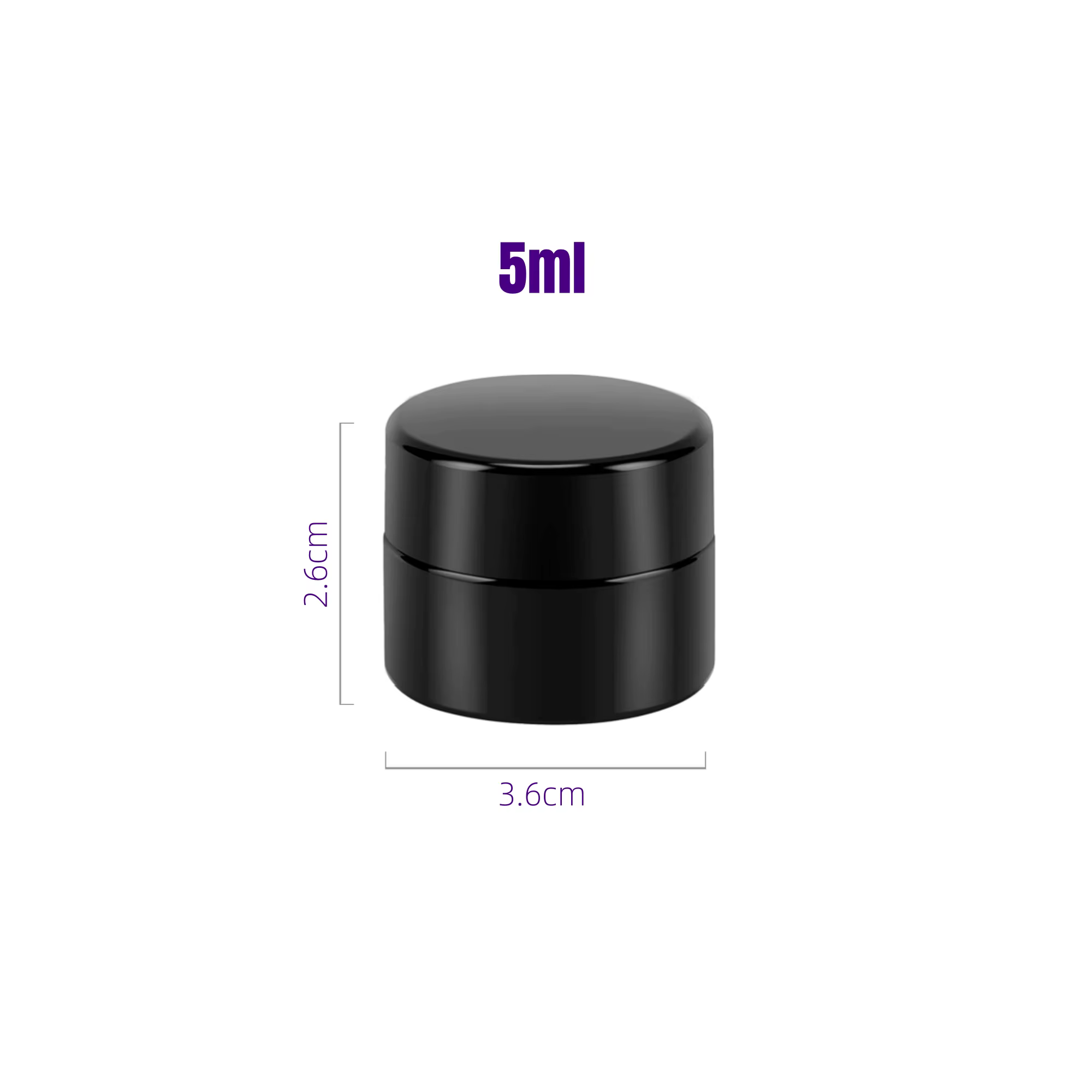 Récipient hermétique de 1/2 Oz 250ml, 1 Oz 500ml 1L, pot en verre ultraviolet anti-odeur avec humidi
