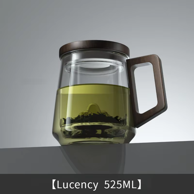 GIANXI tasse à thé en verre Unique Guanshan verre conception intérieure thé Filtration bureau noyer 