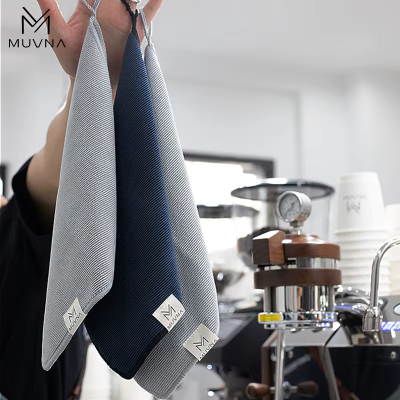 Chiffon en microfibre MUVNA pour barista, serviette de nettoyage pour expresso - Accessoires de nett