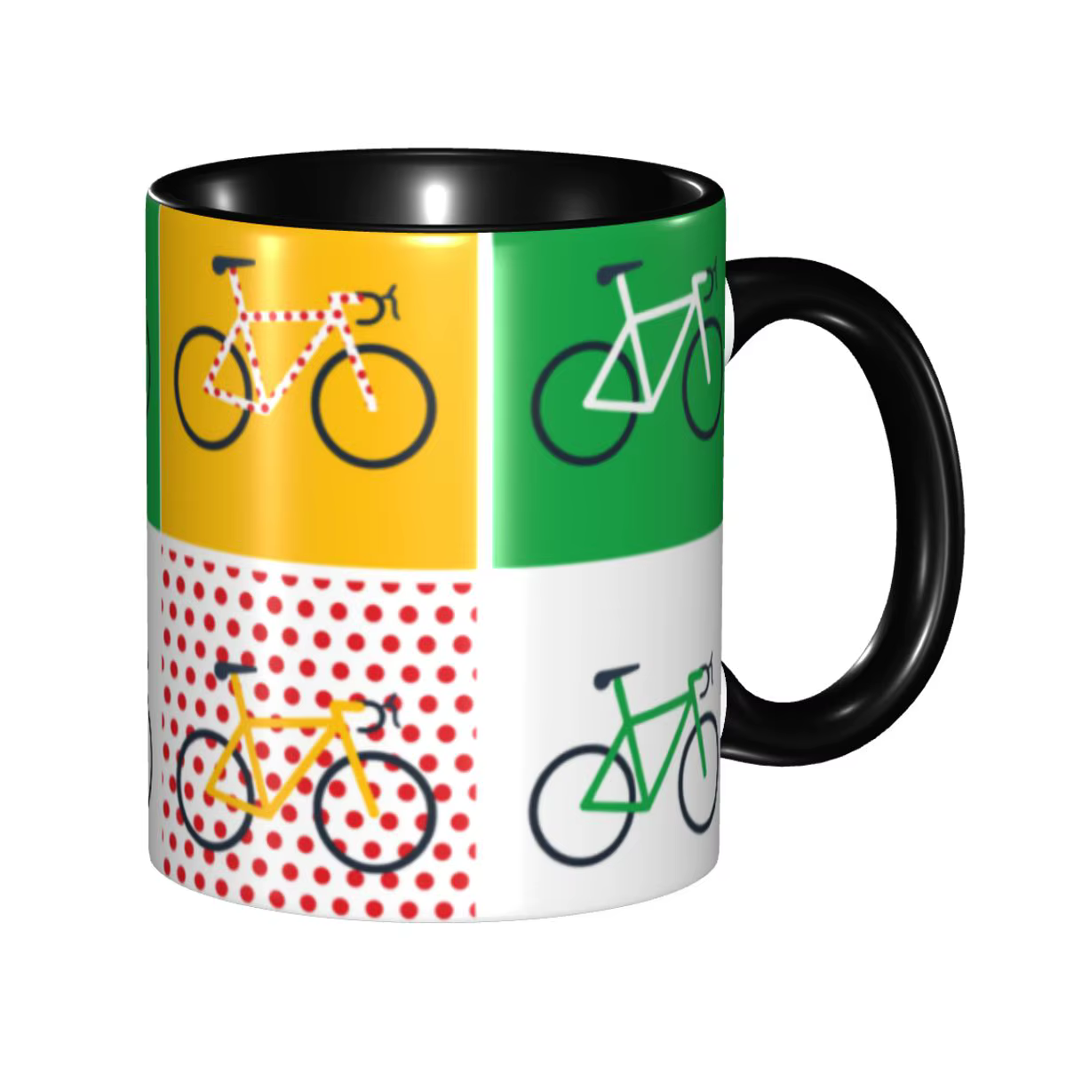 Mug à café personnalisé DIY pour la course cycliste Tour de France, mug en céramique pour le thé et 
