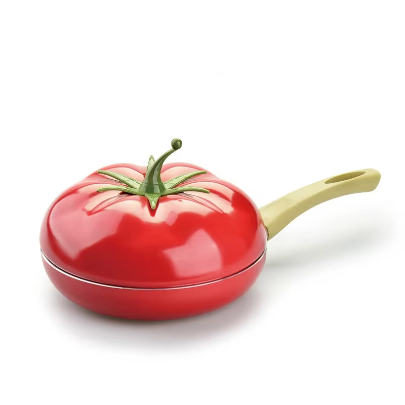 Poêle en aluminium antiadhésive en forme de fruit de haute qualité Poêle à frire Poêle à frire Pot à