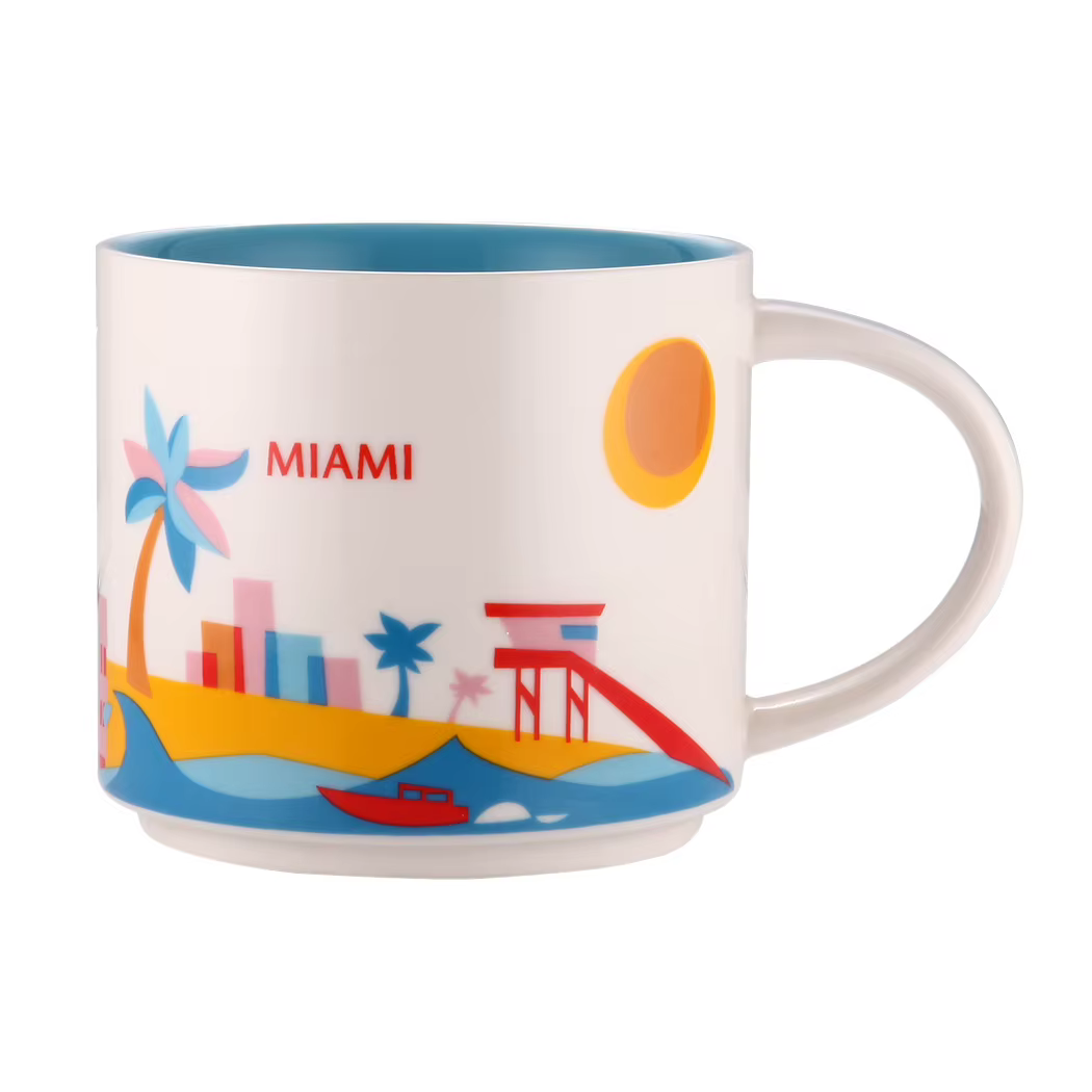 Tasse à café en céramique, américaine et européenne, New York, Los Angeles, tasse à lait, beaux cade