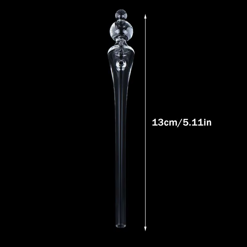 Compte-gouttes de dégustation de whisky en verre Transparent de 13cm, 1 pièce, Pipette compte-goutte
