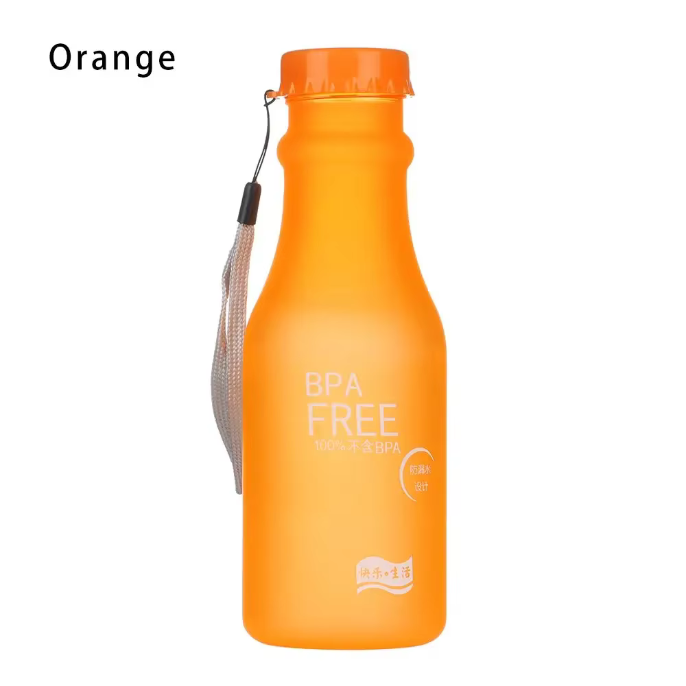 Bouteille d'eau incassable de 550ml, pour le sport, pour le cyclisme, voyage, course à pied, escalad