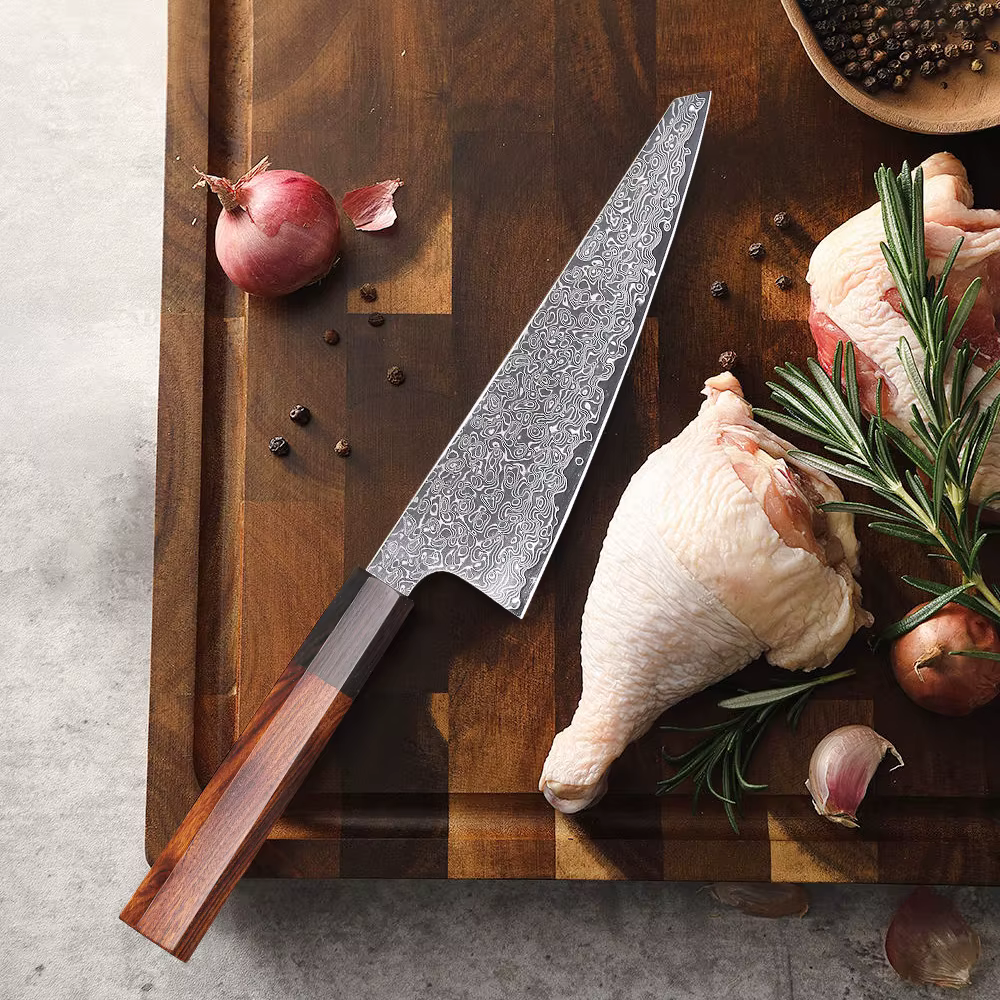 TURWHO-Couteau de chef japonais Honesuki forgé à la main, ustensile de cuisine professionnel en acie