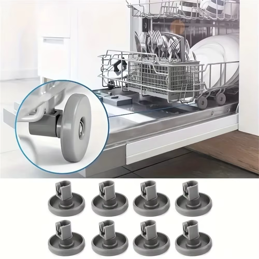 8 roues pour lave-vaisselle AEG Electrolux FAVORIT Zanussi 8 pièces de roulettes pour panier sup