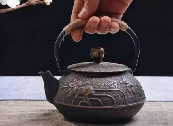 Nouveau 7 Chioces ensemble de théière en fonte théière japonaise Tetsubin bouilloire émail 900ml inf