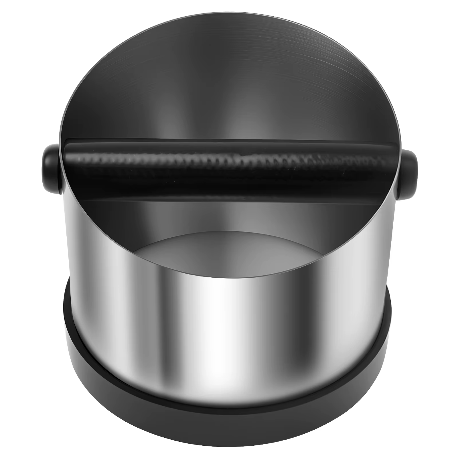 Boîte à frapper avec barre de frappe pour café, boîte en acier inoxydable, récipient à café expresso