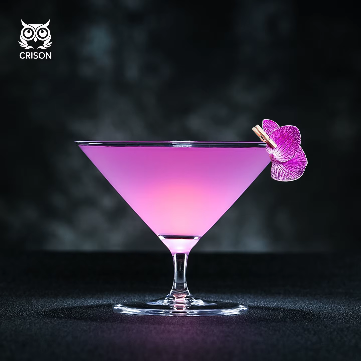 DWF05 CRISON Verre à pied court / Verre à cocktail / Verre à cocktail de style japonais / Mixologist