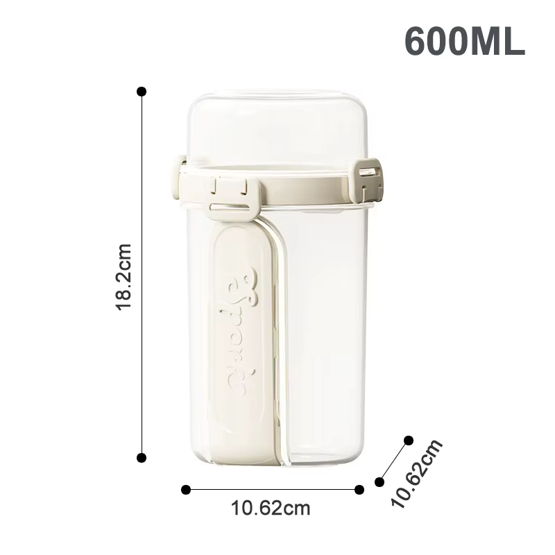 ❤ Tasse à salade légère et Portable, tasse à Double couche pour conserver la fraîcheur des collation