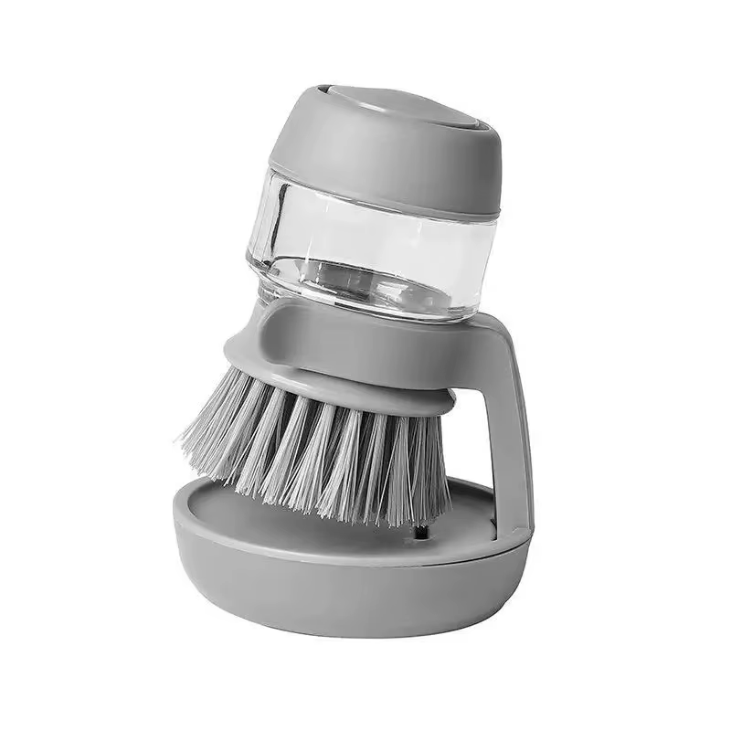 Brosse à vaisselle avec distributeur de savon, brosse à récurer multi-usages avec distributeur de sa