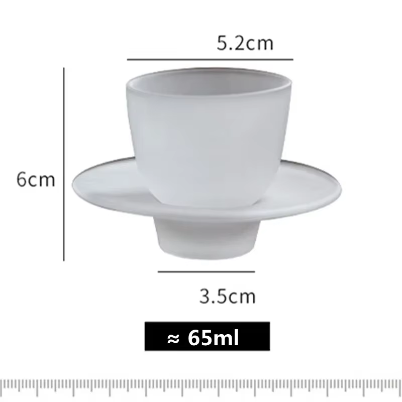 Tasses à thé givrées en forme de nuage, verre fait à la main, résistant à la chaleur, pour thé, café