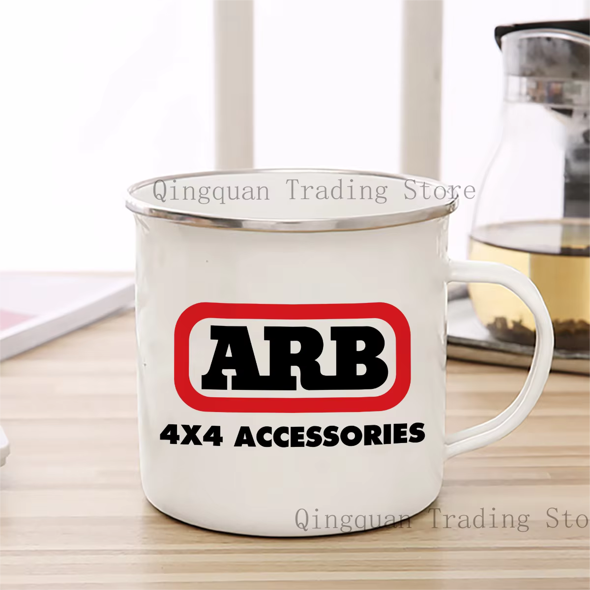ARB 4x4 tasse émaillée tasse à café 11oz céramique café thé cacao tasse poignée thé boisson tasse