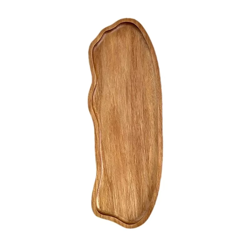 Plateaux de service en bois de style japonais pour fruits, desserts, pain, thé, café, vaisselle de t