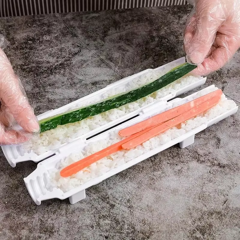 Bricolage cylindre Sushi faisant la Machine rapide Sushi Bazooka japonais roulé riz viande moule bou