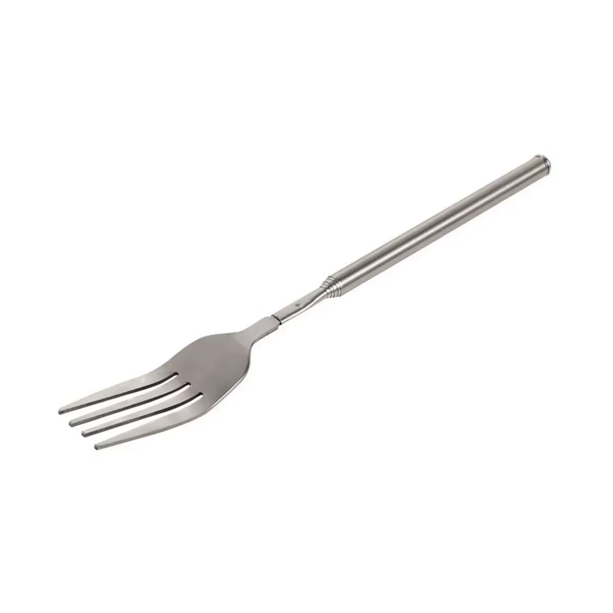 Couverts en acier inoxydable fourchette vaisselle boîte à Bento fourchette rétro barbecue télescopiq