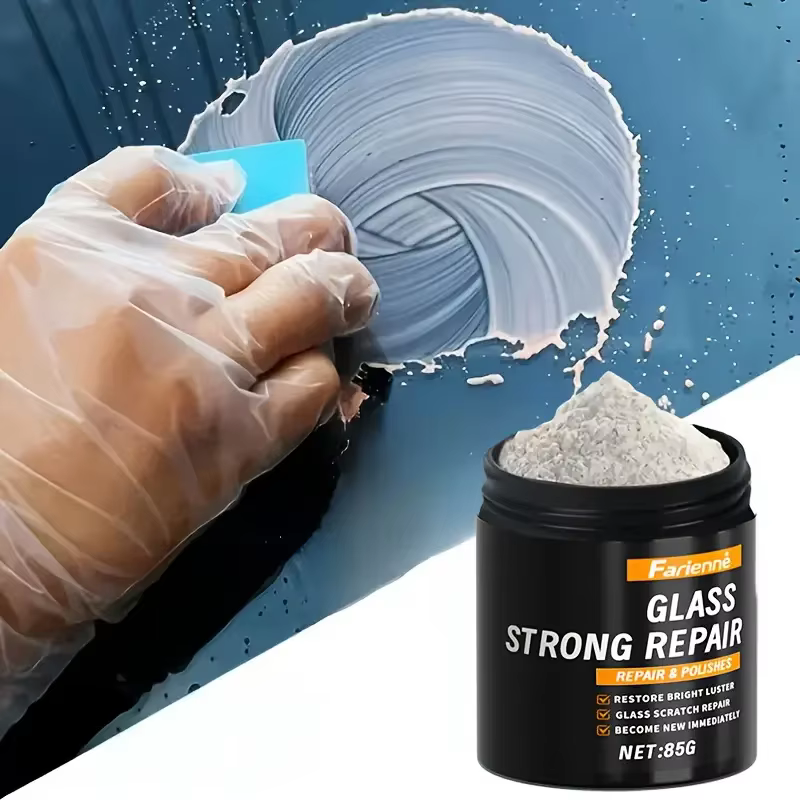 Poudre de polissage pour verre super résistante |   Restaurer la clarté du verre |   Polissage et éc