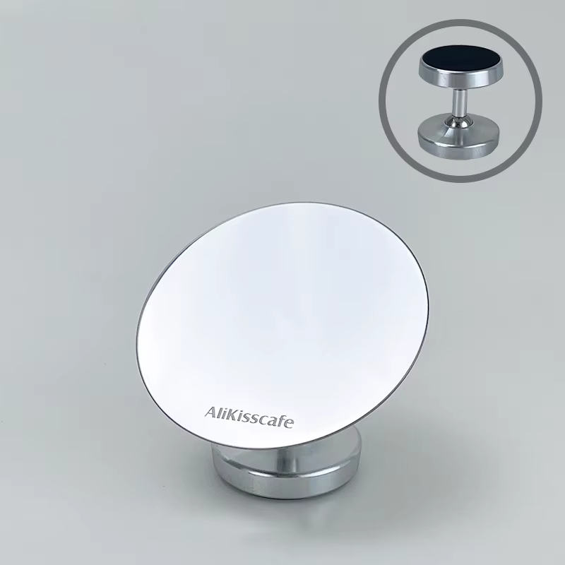 Extraction de miroir de tir à expresso, porte-filtre magnétique réglable sans fond, accessoire de Ma