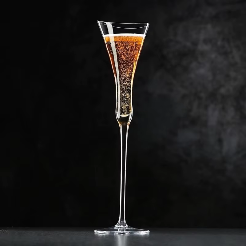 1/2 verres à champagne en cristal, gobelets à vin mousseux, verres à champagne créatifs à taille cin