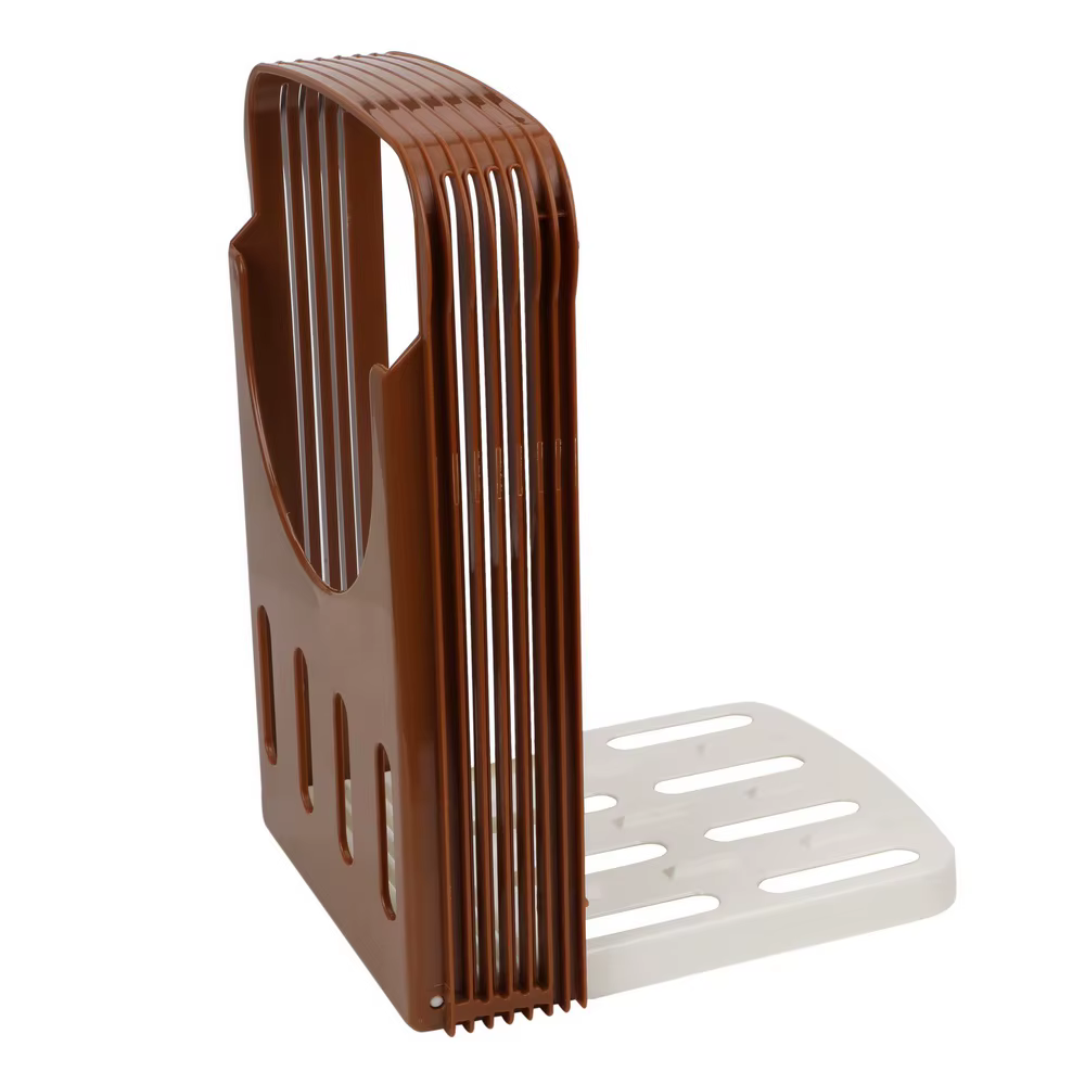 Support de trancheur de pain grillé en plastique pliable, support de coupe, Guide de coupe, outil de