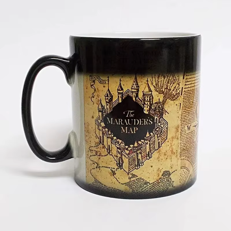 Tasse magique créative, tasse à couleur changeante, carte des Marauders, méfait, vin géré, tasse de