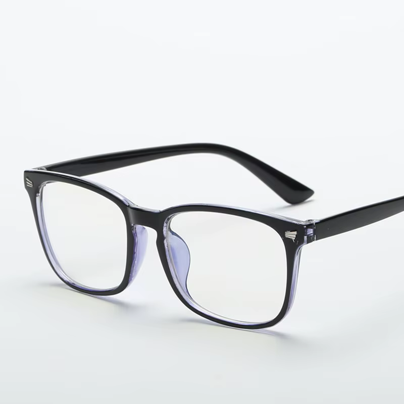 Lunettes carrées unisexes à la mode, lunettes simples, à monture complète, pour hommes et femmes, lunettes optiques de protection contre les radiations