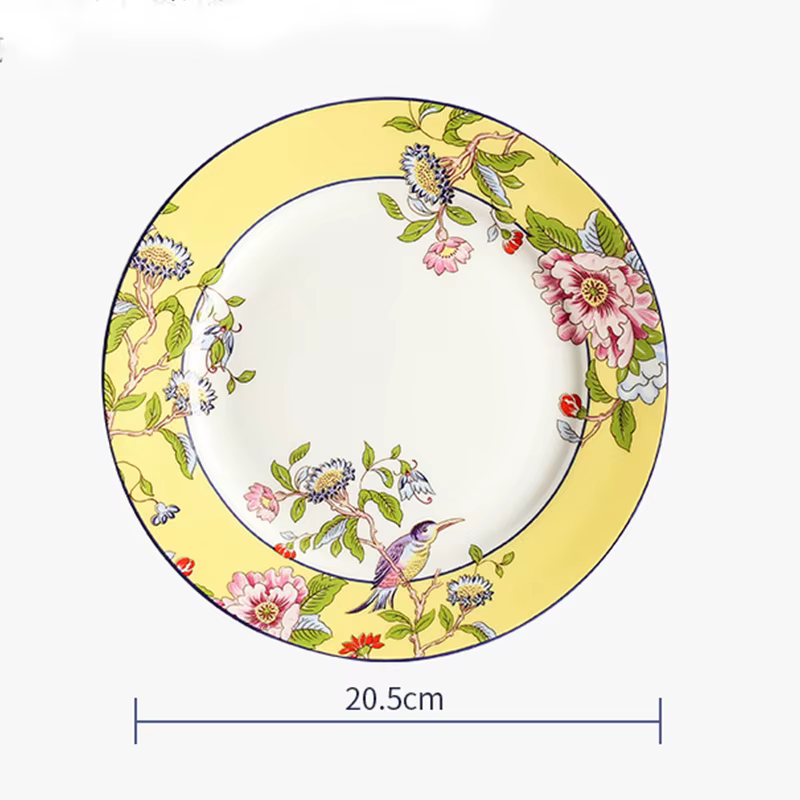 Assiettes haut de gamme en porcelaine