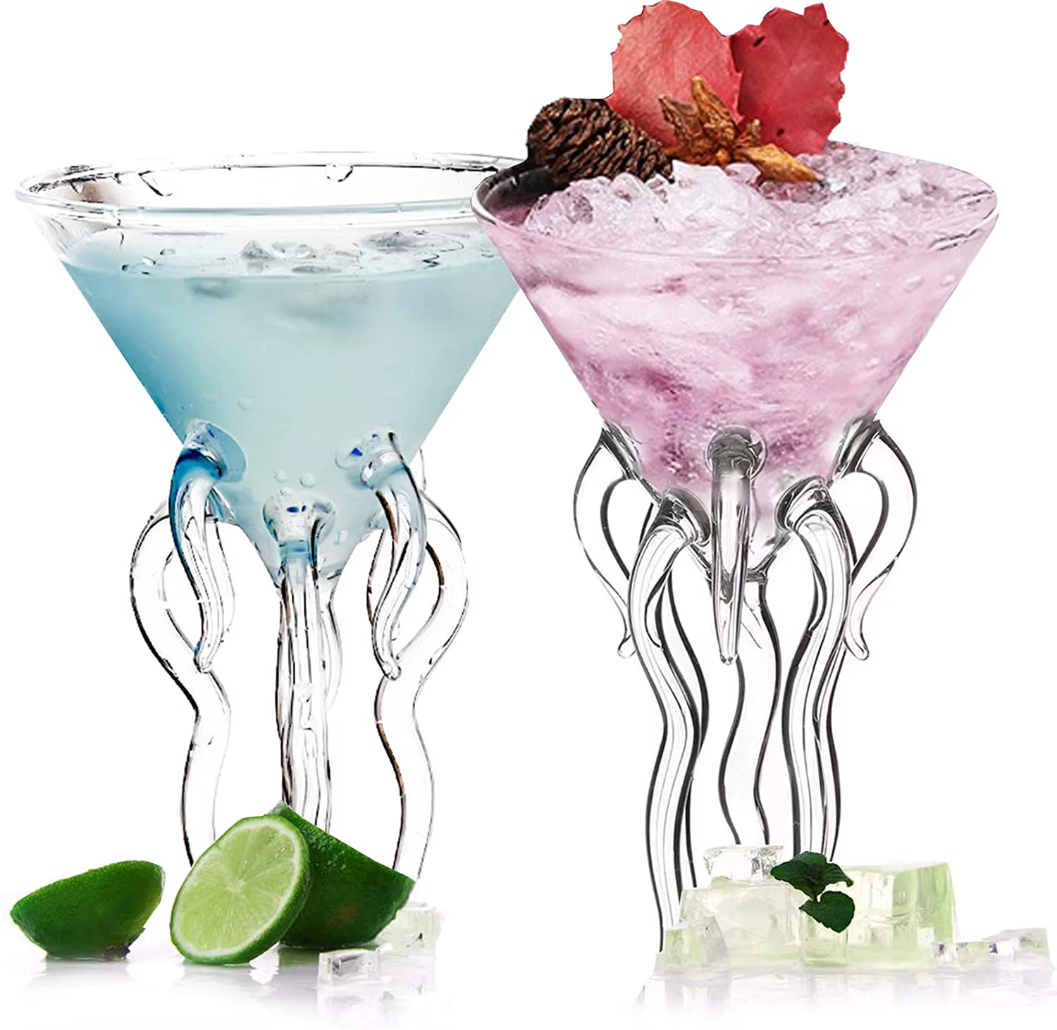 Verre à cocktail créatif