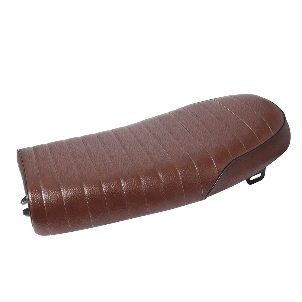 Coussin de siège de moto rétro, Vintage, confortable, plat et bosse, pour Yamaha Cafe Racer CG125, moto Honda