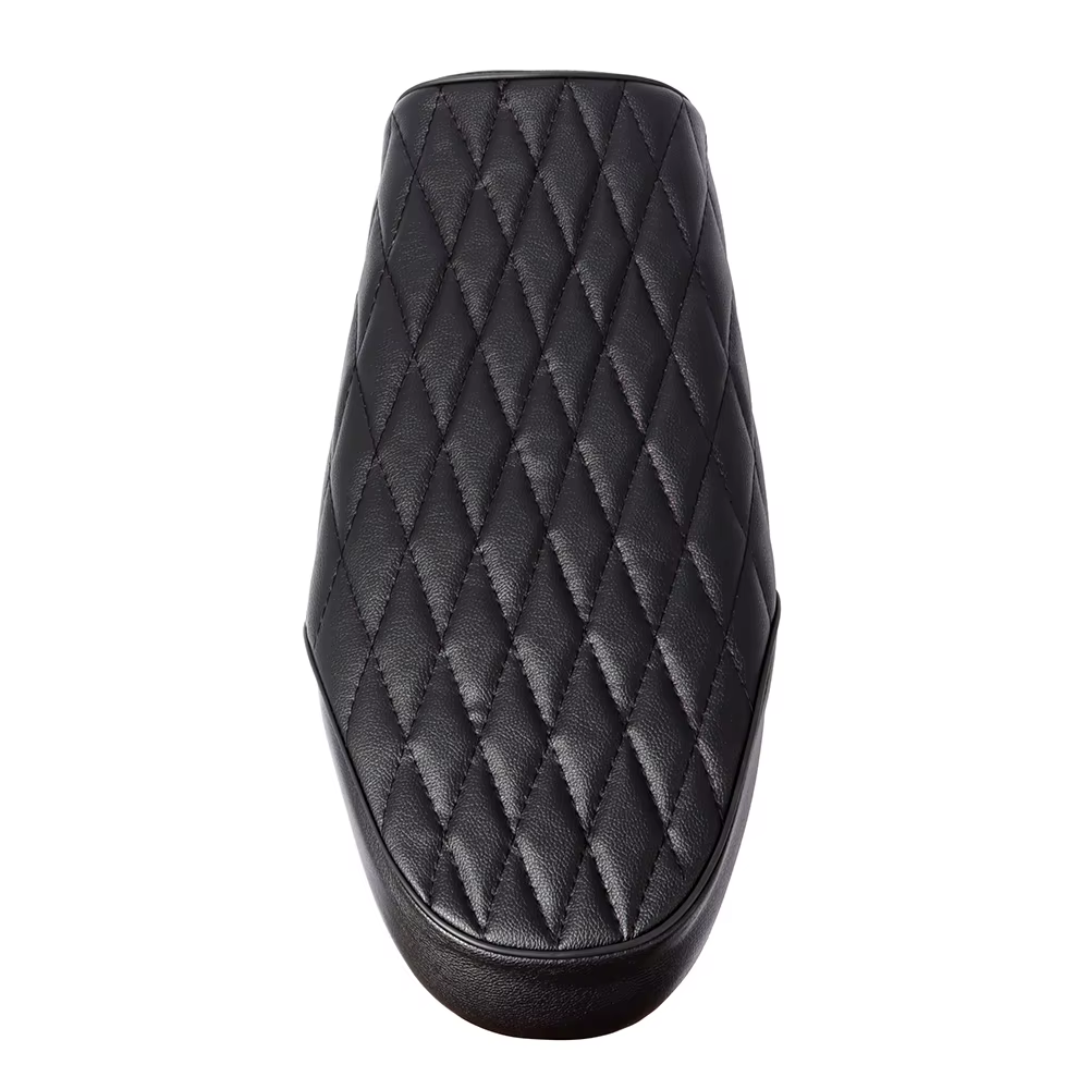 Sièges Plats de Moto Rétro en Cuir Synthétique, Noir et Marron, Vintage 73Inboulon Seat, pour Honda CB CL Universel