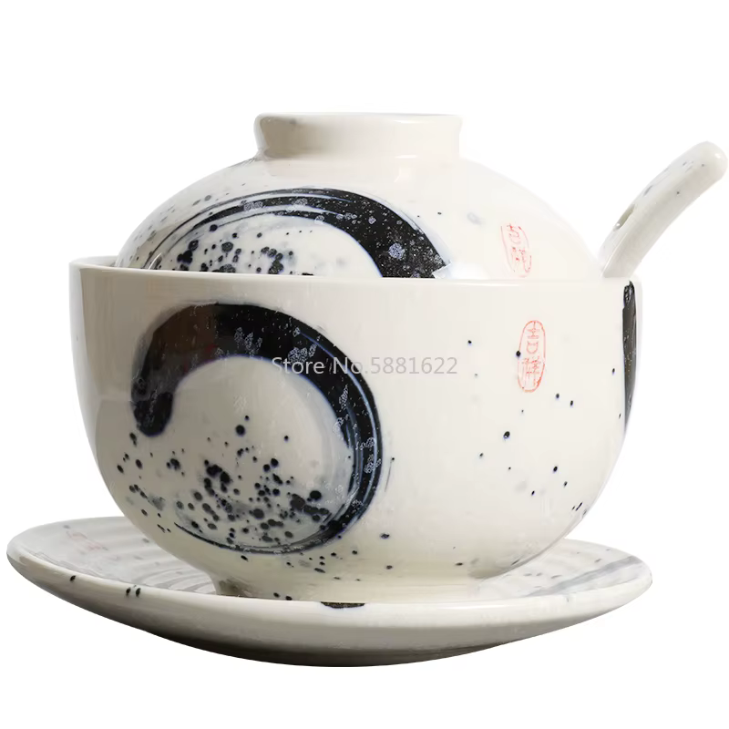 Tasse à soupe en céramique de style japonais