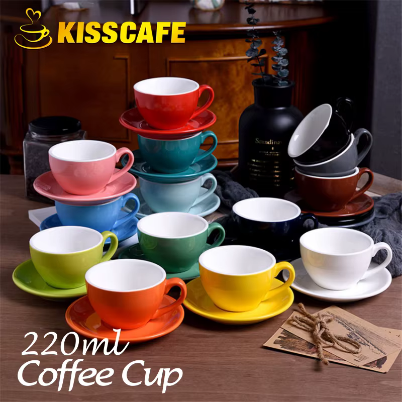 Tasses à café en céramique de haute qualité de 220ml
